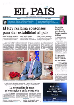 portada El País, 25 de diciembre de 2021