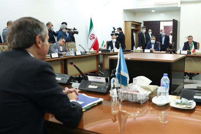 Archivo - Arxivo - Reunió dels responsables del programa nuclear d'Iran amb l'AIEA.