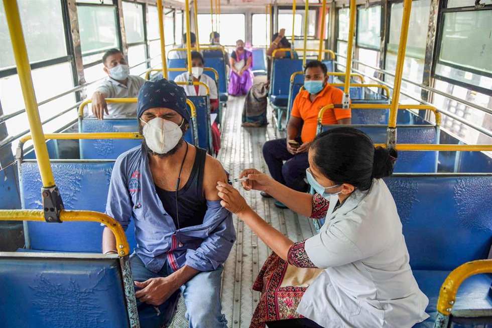 Vacunación contra el coronavirus en India