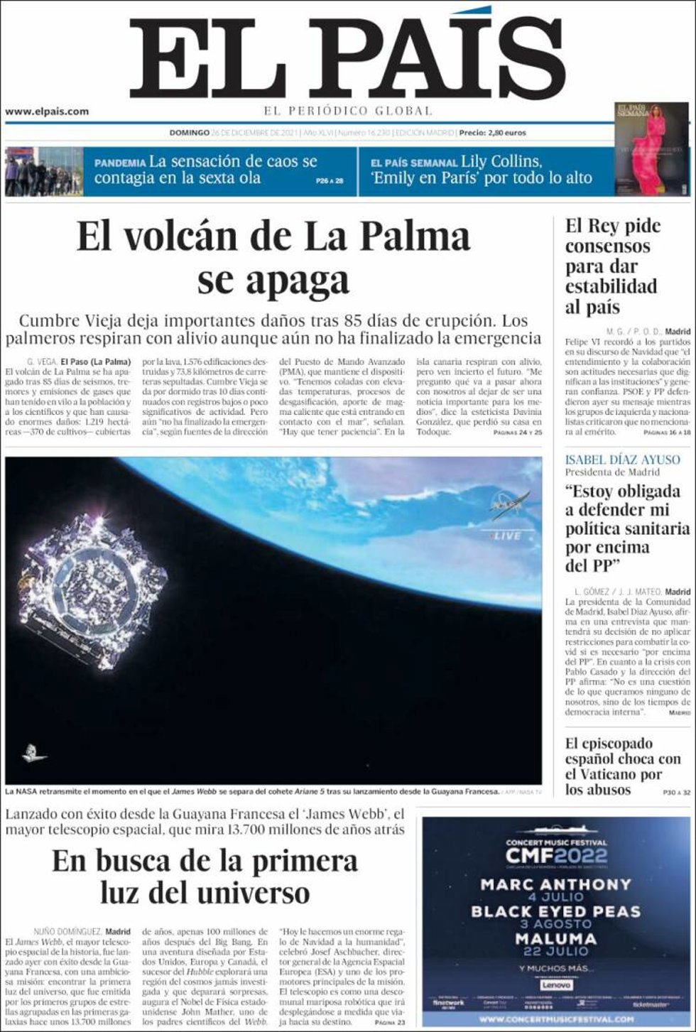 Portada del País