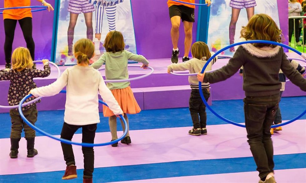 Festival de la infancia 'La Ciutat de la Diversió' en el recinto Montjuc de Fira de Barcelona