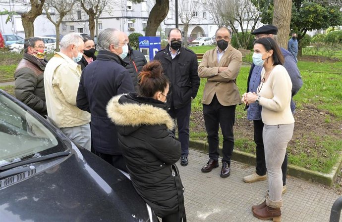 La alcaldesa de Santander, Gema Igual, visita la nueva zona OLA
