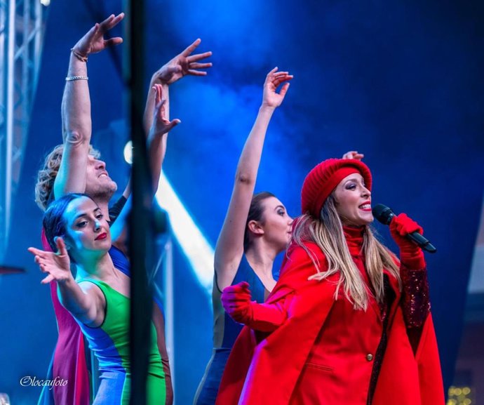 Gisela en concierto.