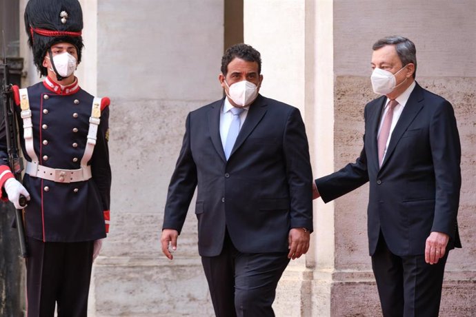 Archivo - El jefe del Consejo Presidencial de Libia, Mohamed Al Menfi