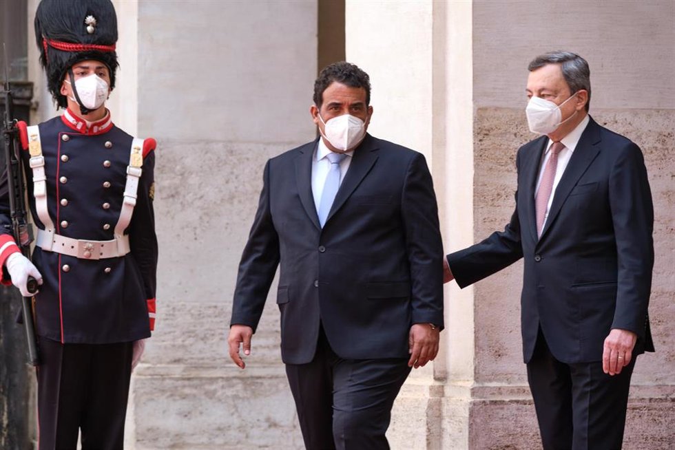 Archivo - El jefe del Consejo Presidencial de Libia, Mohamed Al Menfi