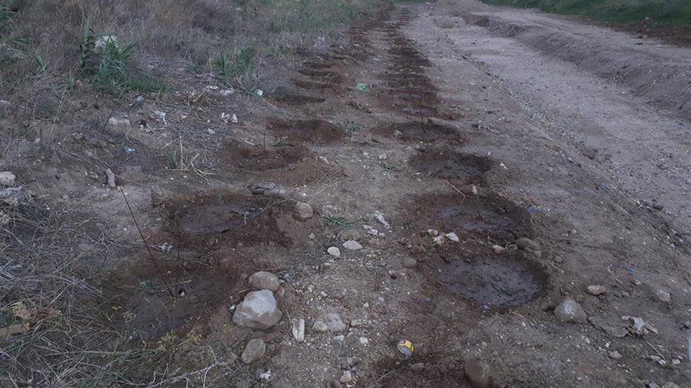 Imagen de riesgo de deforestación en la cabecera del río del Oro.