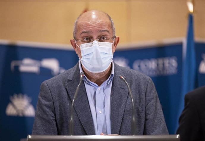 El exvicepresidente de la Junta de Castilla de León Francisco Igea en la comparecencia del pasado lunes.