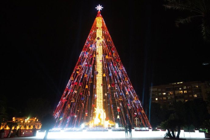 Archivo - Arxiu - Arbre de Nadal de Múrcia.