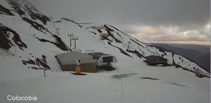 Pista de Colocobia en Valdezcaray este lunes