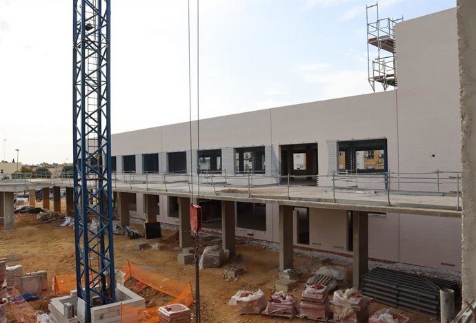 Obras del nuevo IES de Alcalá