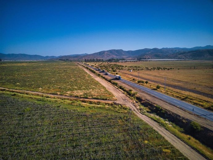 Archivo - Autopista Ruta de la Fruta, en Chile