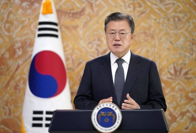 El presidente de Corea del Sur, Moon Jae In