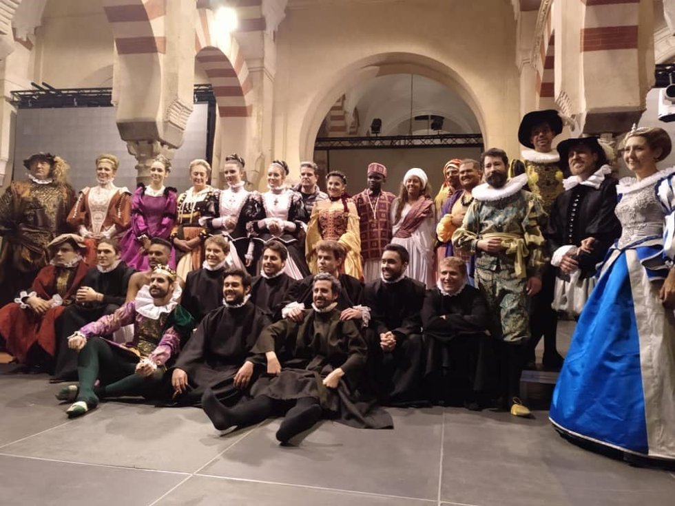 Actores de 'El divino impaciente'.
