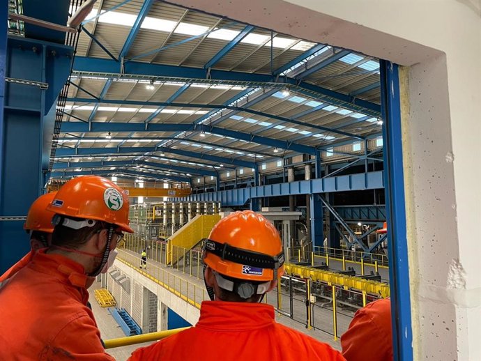 Nuevo tren de laminado de Celsa en Bayona (Francia).