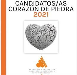 Cartel de los nominados al reconocimiento 'Corazón de Piedra 2021'.