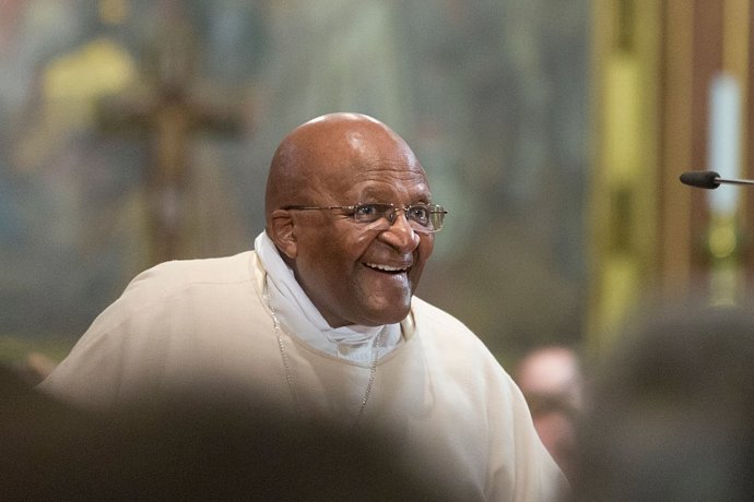 El fallecido arzobispo Desmond Tutu