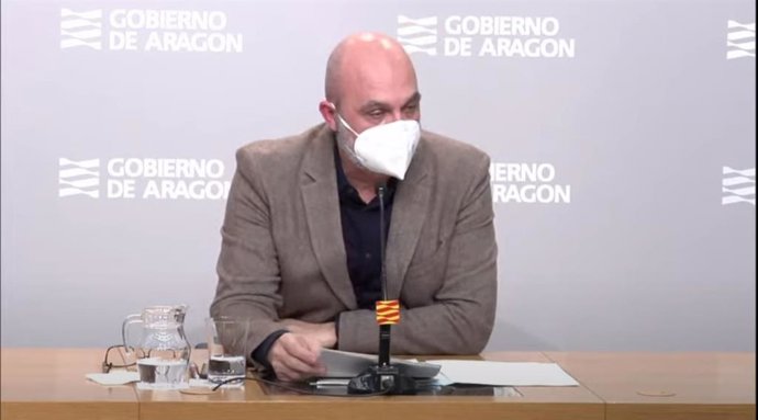 El director general de Cultura del Gobierno de Aragón, Víctor Lucea, ha hecho balance de las actuaciones en el ámbito cultural en 2021.