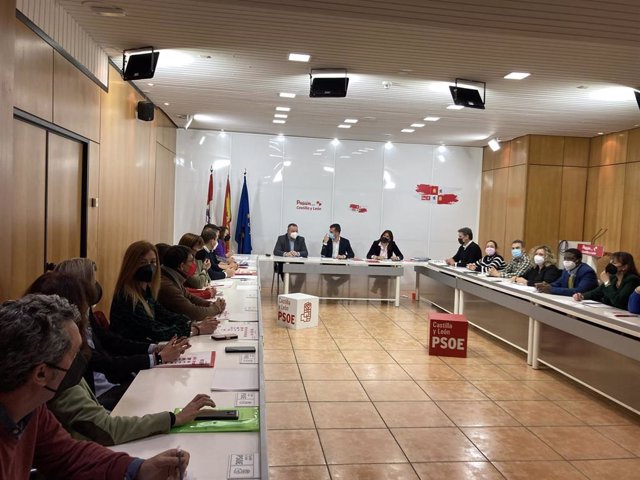 Reunión de la Comisión Ejecutiva Autonómica del PSOE.