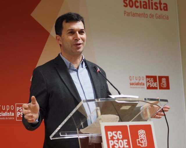 El portavoz parlamentario del PSdeG, Gonzalo Caballero