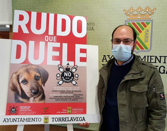 Campaña 'Ruido que duele' sobre la pirotecnia en Torrelavega