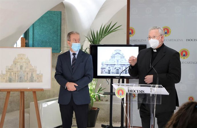 Presentación del proyecto de restauración de la fachada principal de la catedral de Murcia