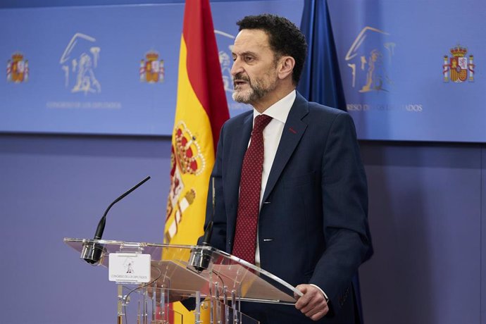 El portavoz nacional de Ciudadanos (Cs), Edmundo Bal, en una rueda de prensa anterior a una Junta de Portavoces en el Congreso 