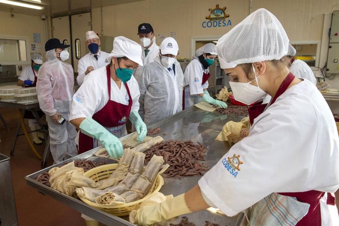 El presidente de Cantabria, Miguel Angel Revilla, visita Codesa