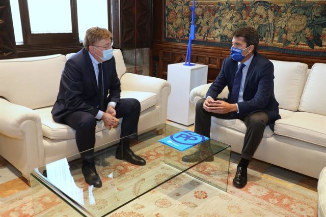 Ximo Puig se reúne con Carlos Mazón