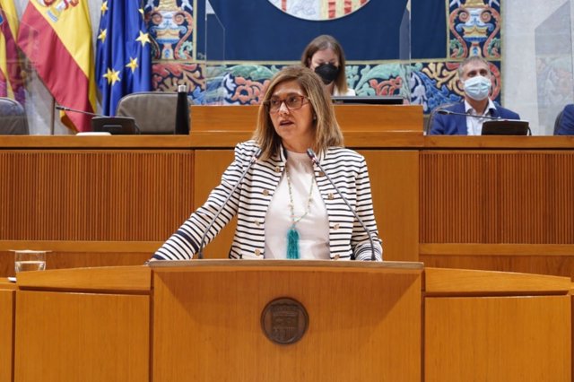 La diputada autonómica de C's en las Cortes de Aragón Susana Gaspar.