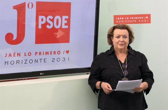 Archivo - La portavoz del PSOE en la Diputación de Jaén, Pilar Parra/Archivo