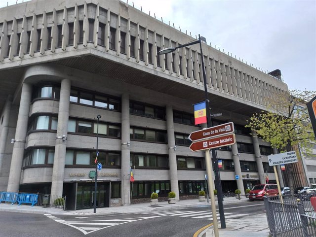 El edificio administrativo del Gobierno en Andorra la Vella