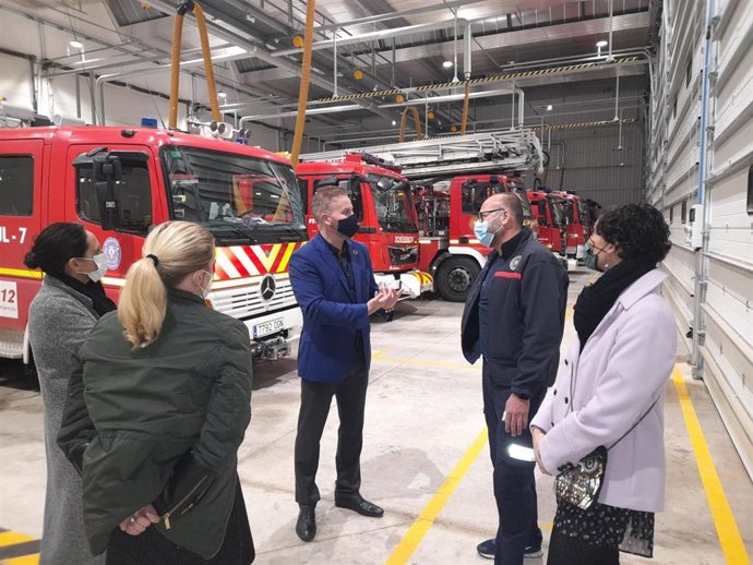 Visita al parque de bomberos de Dos Hermanas