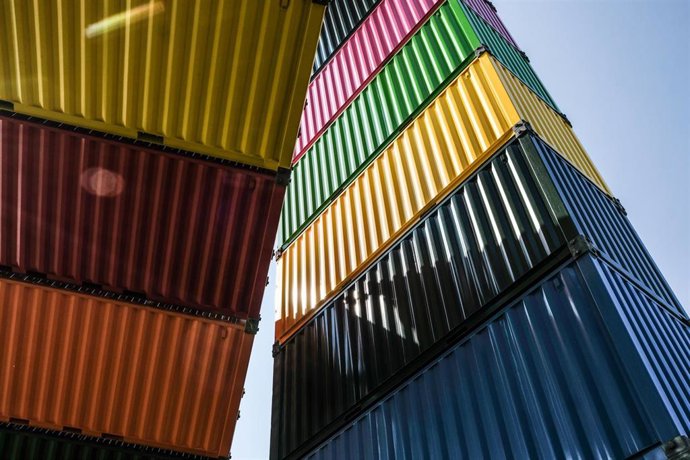 Contenedores en El Havre, Francia