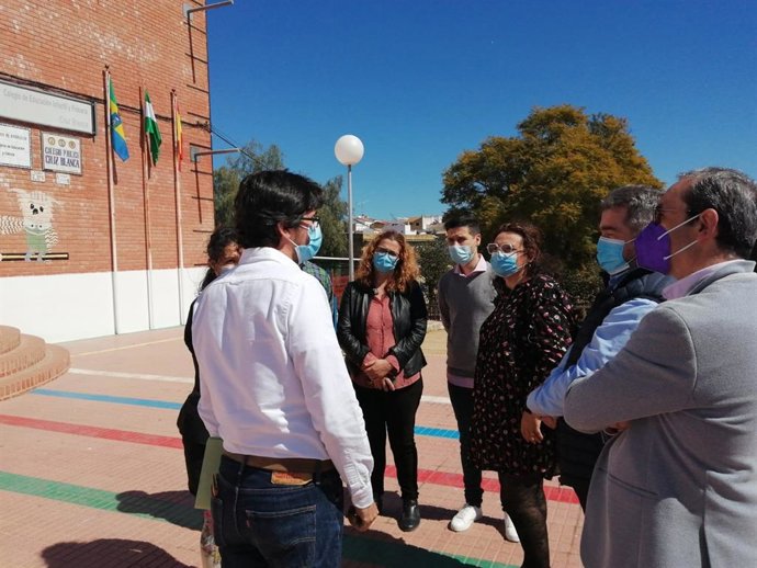 Visita al CEIP Cruz Blanca de Aznalcóllar