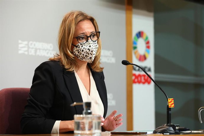 Archivo - Mayte Pérez, consejera de Presidencia del Gobierno de Aragón