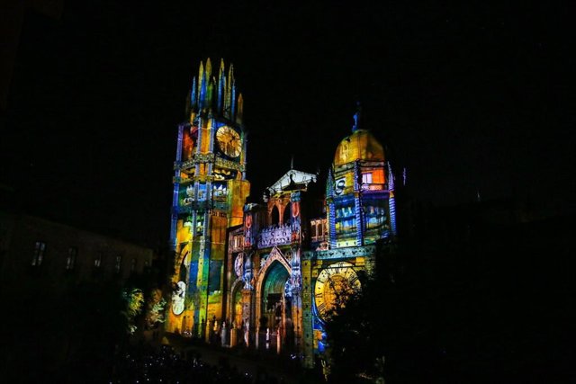 El espectáculo Luz Toledo de este 2021, dedicado a Alfonso X.