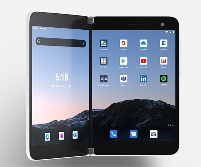 Archivo - Microsoft Surface Duo.