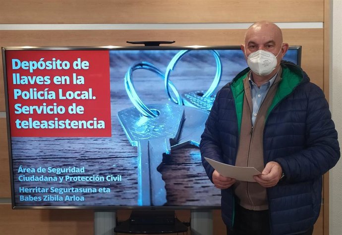 Imagen del concejal de Seguridad Ciudadana y Protección Civil de Barakaldo, Ángel Madrazo.