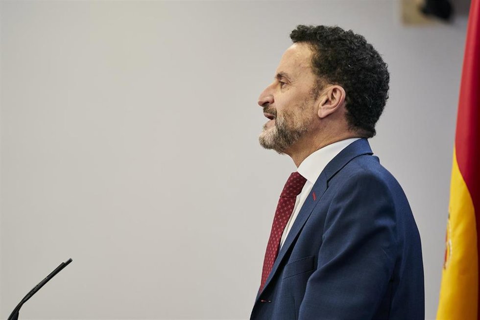 El portavoz nacional de Ciudadanos (Cs), Edmundo Bal, en una rueda de prensa.