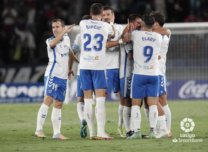 Archivo - Jugadores del CD Tenerife