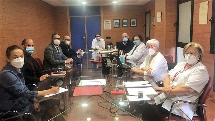 Reunión de la Consejería de Salud con el Ayuntamiento de Lorca