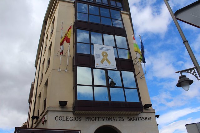 Archivo - Fachada del Colegio Oficial de Médicos de La Rioja