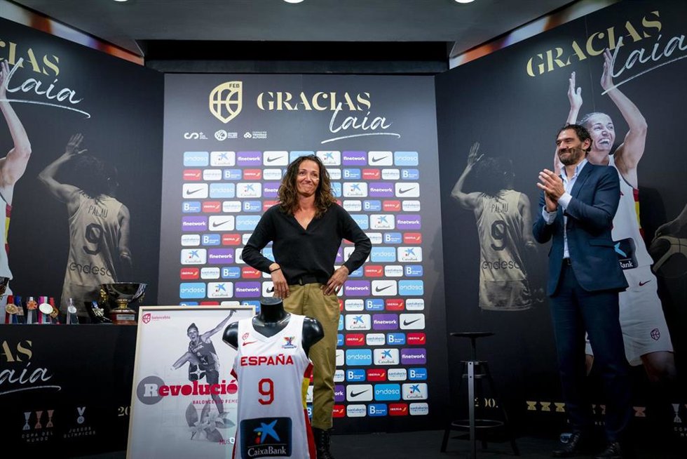Archivo - La jugadora de baloncesto Laia Palau anuncia su retirada internacional.