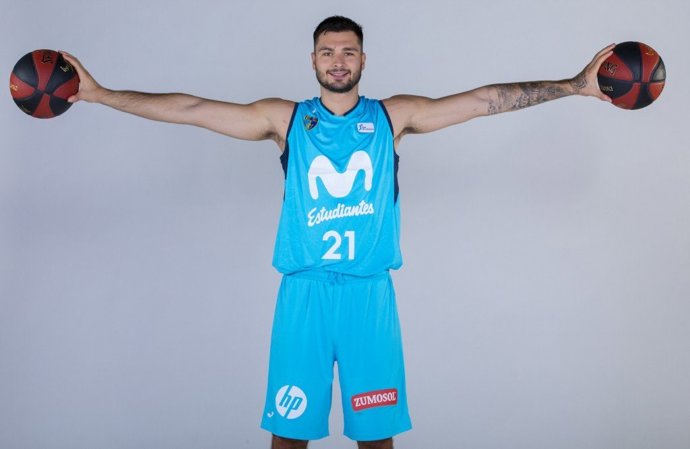 Archivo - Nikola Jankovic en el Movistar Estudiantes.