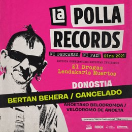 Cartel del concierto de La Polla Records