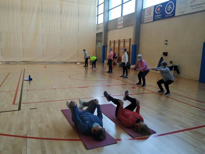 Archivo - Programa 'muévete con salud' en Pollena