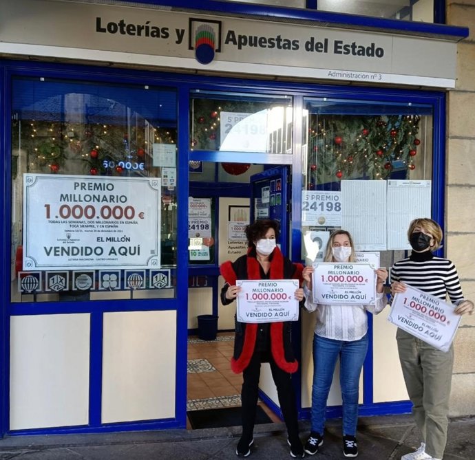 Administración número tres de Castro Urdiales que ha repartido el premio El Millón del Euromillones