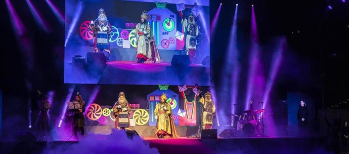 Archivo - Espectáculo de los Reyes Magos en Bilbao