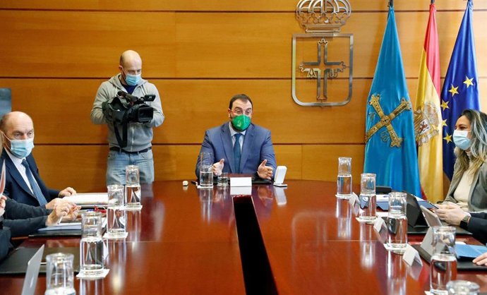 Reunión del Consejo de Gobierno de Asturiaas del 29 de diciembre de 2021.