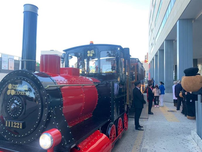 Llegada del Tren Real a la Arrixaca